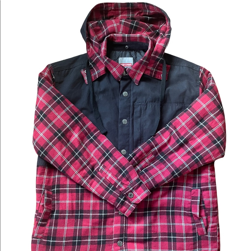CraftsMan Flannel Hoodie *SIZE MEDIUM*